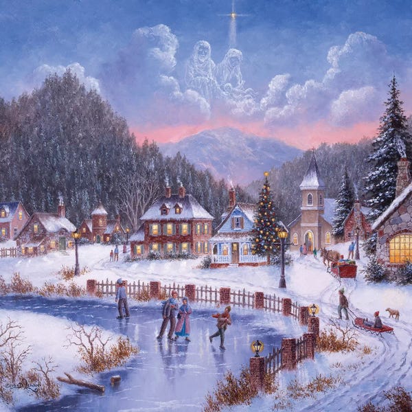 Scenes Of The Season: The Gift of Christmas by Dennis Lewan