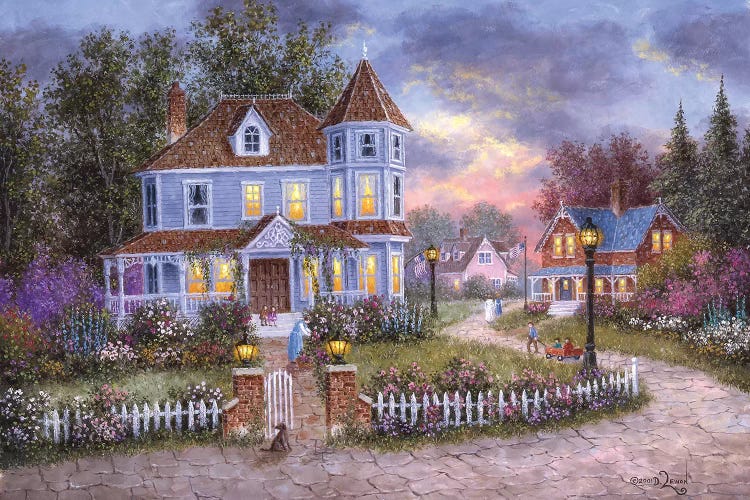American Holiday by Dennis Lewan wall art