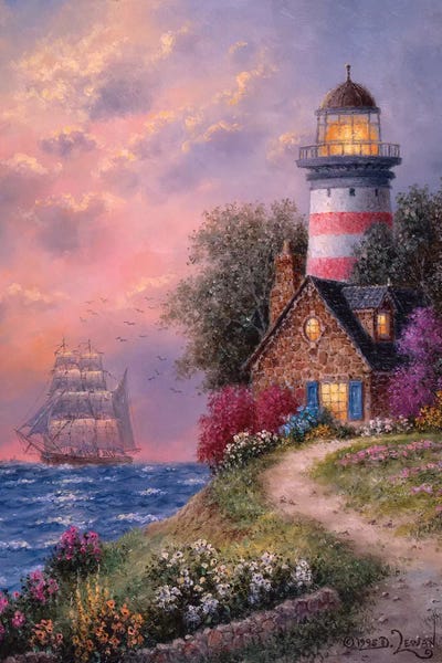 Nautical Living Room: Beacon Ridge by Dennis Lewan