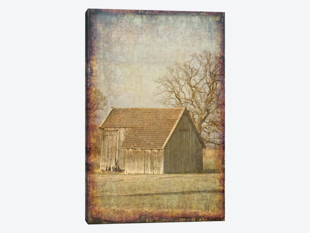 Old Farm View I by Sheldon Lewis 1-piece Canvas Artwork