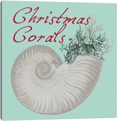 Christmas Corals Canvas Art Print