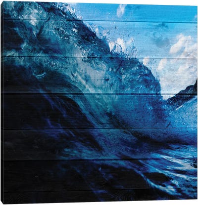 Blue Surf Canvas Art Print