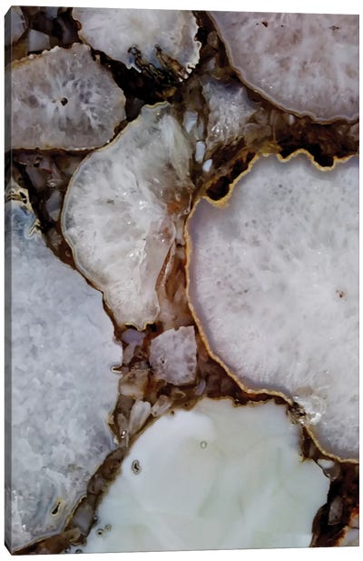 Infinity Stones II Canvas Art Print - Agate, Geode & Mineral Art