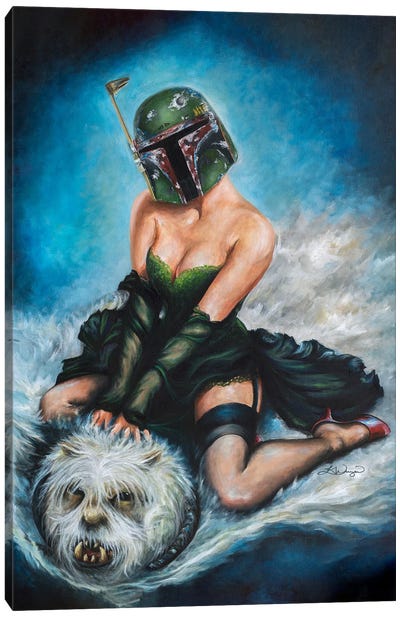 Falling For You Canvas Art Print - Star Wars