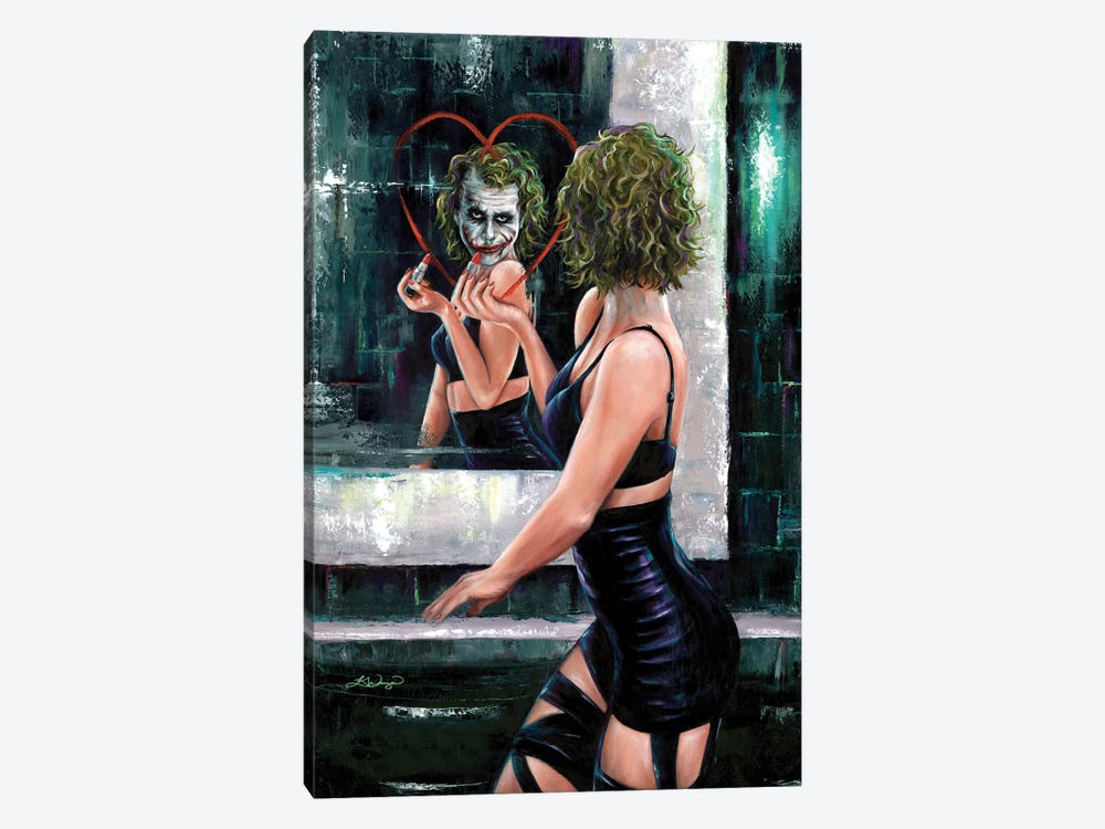 Why So Serious by LeAnna Wurzer 1-piece Canvas Art Print