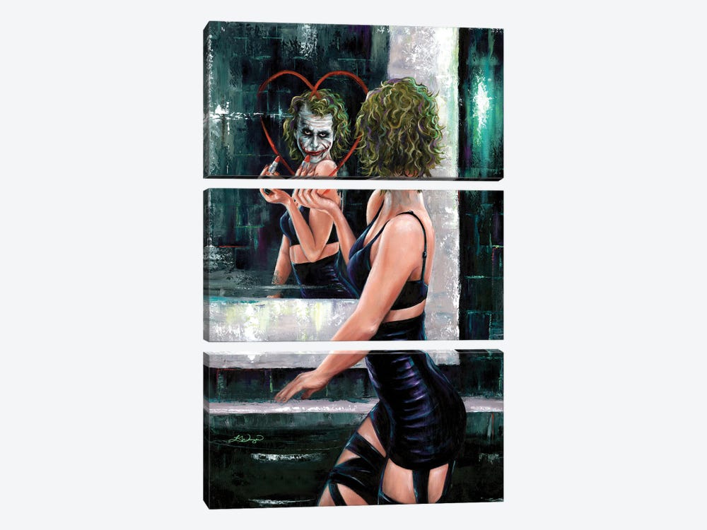 Why So Serious by LeAnna Wurzer 3-piece Art Print