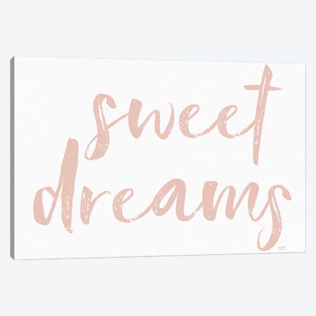 Sweet Dreams Canvas Print #LXM103} by Lux + Me Designs Canvas Print