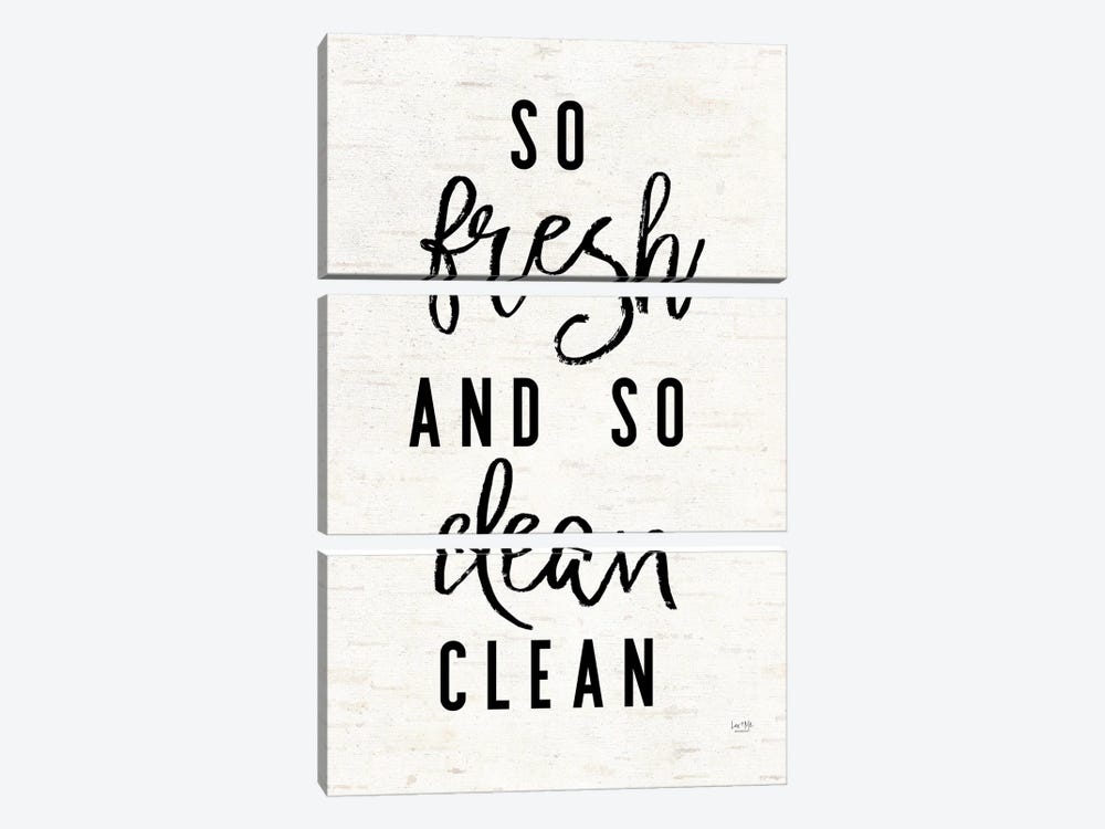So Fresh And Clean by Lux + Me Designs 3-piece Art Print