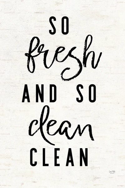 Bathroom Humor: So Fresh And Clean by Lux + Me Designs