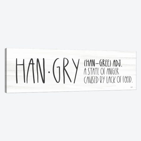 Hangry Definition Canvas Print #LXM121} by Lux + Me Designs Canvas Art Print