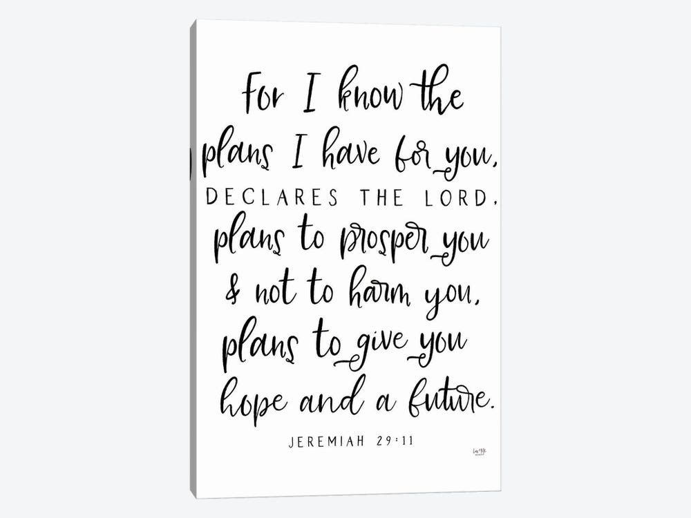 The Plans I Have For You by Lux + Me Designs 1-piece Canvas Art Print