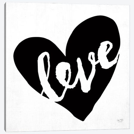 Love Canvas Print #LXM12} by Lux + Me Designs Canvas Wall Art