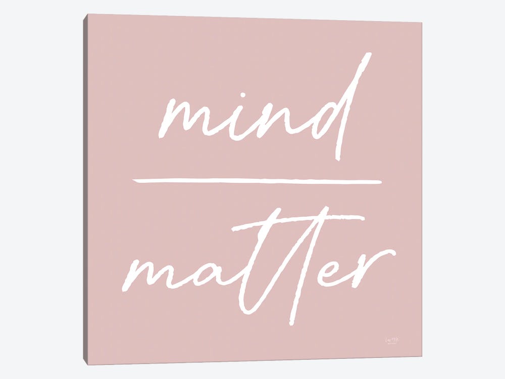 Mind Over Matter by Lux + Me Designs 1-piece Canvas Wall Art