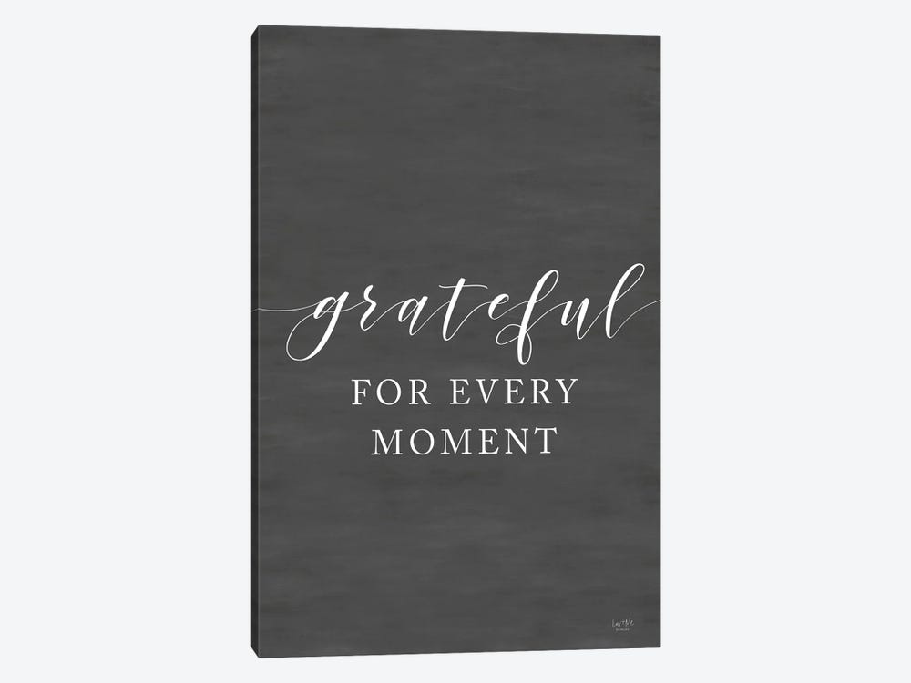 Grateful For Every Moment by Lux + Me Designs 1-piece Canvas Art Print