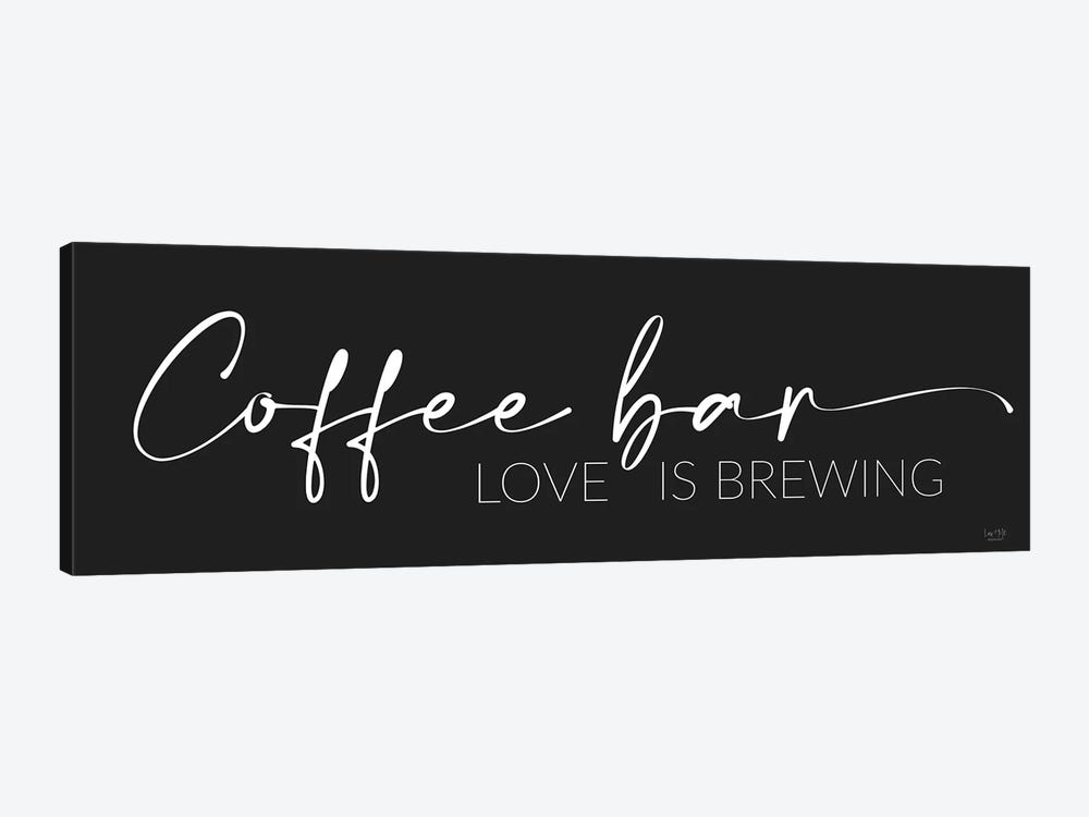Coffee Bar by Lux + Me Designs 1-piece Canvas Art Print