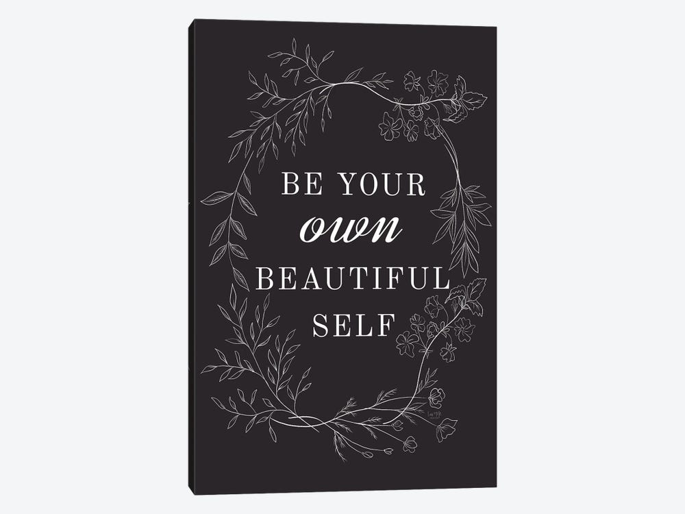 Be Your Own Beautiful Self by Lux + Me Designs 1-piece Canvas Artwork