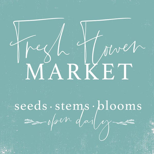 Modern Farmhouse Décor: Fresh Flower Market by Lux + Me Designs