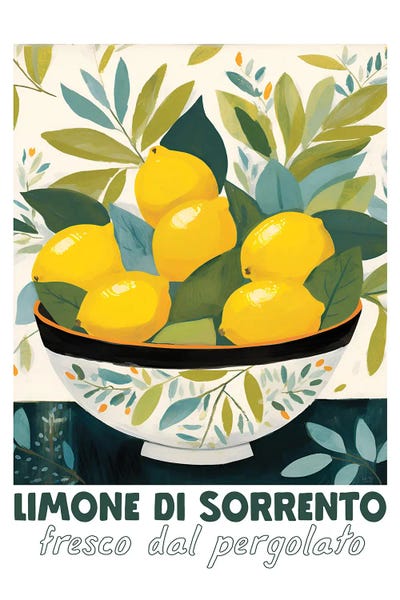 Limone Di Sorrento by Lux + Me Designs metal wall art
