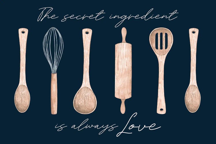 The Secret Ingredient by Lux + Me Designs wall art