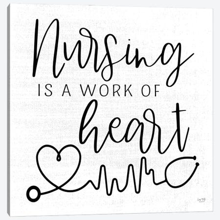 Nursing a Work of Heart Canvas Print #LXM17} by Lux + Me Designs Art Print