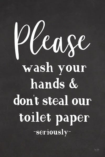 Canvas Art Prints: Don't Steal by Lux + Me Designs