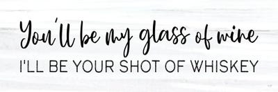 Canvas Art Prints: Glass Of Wine by Lux + Me Designs
