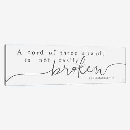 A Cord of Three Strands Canvas Print #LXM1} by Lux + Me Designs Canvas Artwork