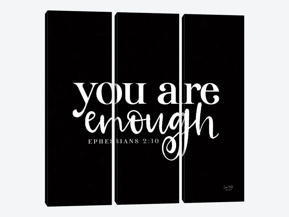 You Are Enough by Lux + Me Designs 3-piece Canvas Wall Art