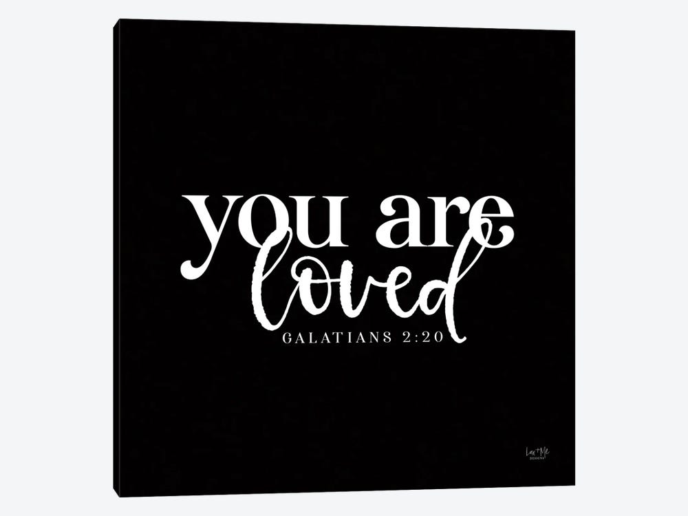 You Are Loved by Lux + Me Designs 1-piece Canvas Art Print