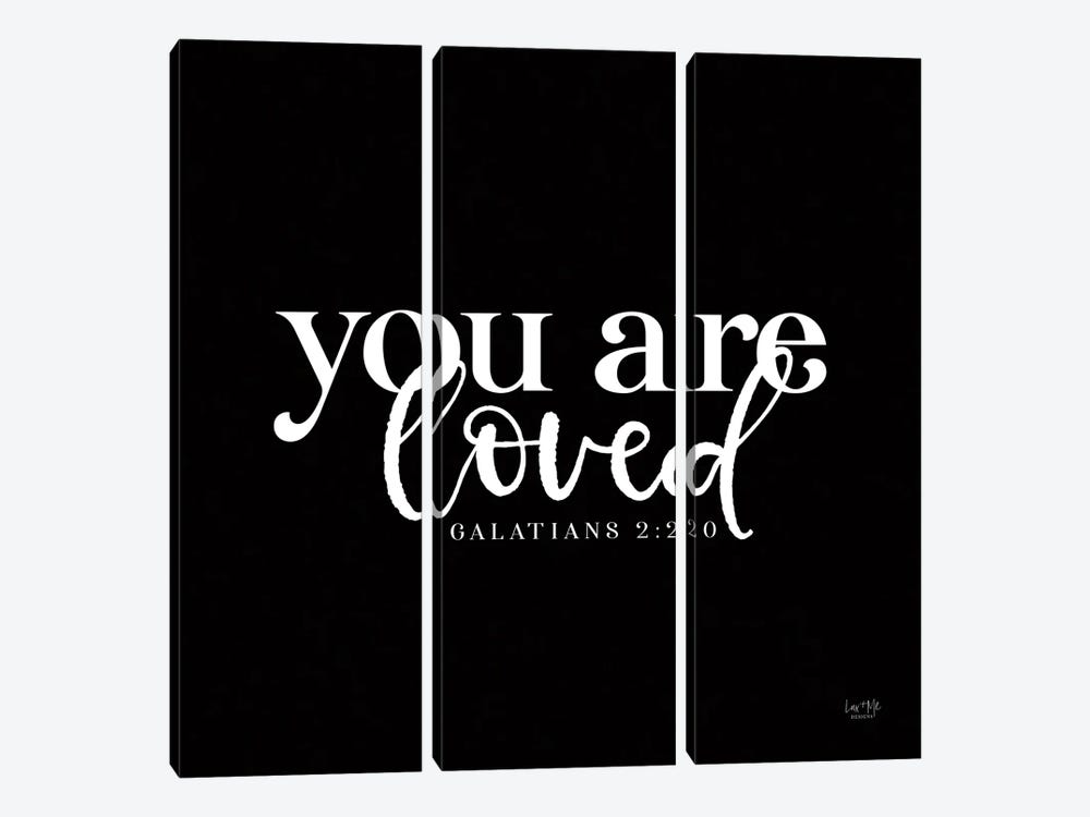 You Are Loved by Lux + Me Designs 3-piece Canvas Art Print