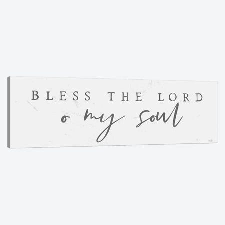 Bless the Lord Canvas Print #LXM27} by Lux + Me Designs Canvas Artwork