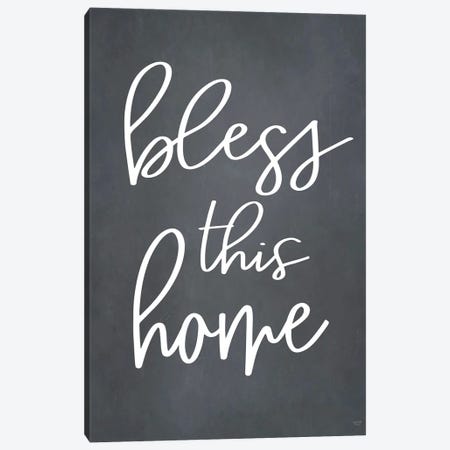 Bless This Home Canvas Print #LXM28} by Lux + Me Designs Canvas Print