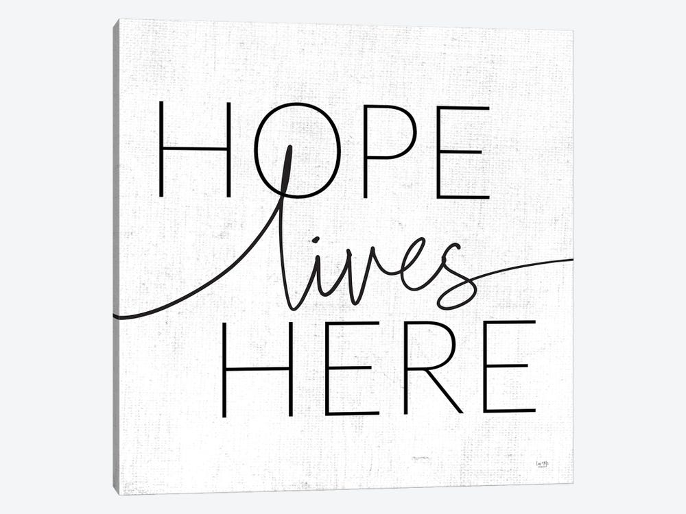 Hope Lives Here by Lux + Me Designs 1-piece Canvas Art