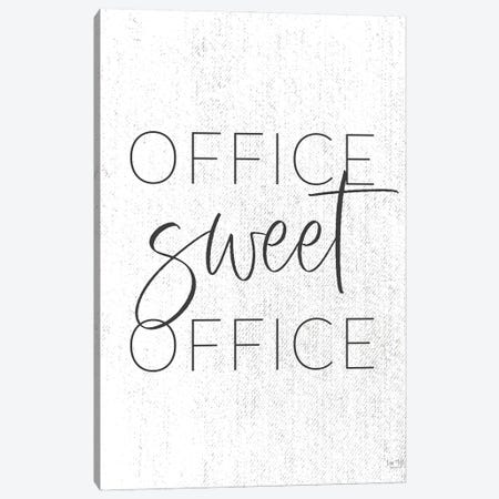 Office Sweet Office Canvas Print #LXM40} by Lux + Me Designs Canvas Print