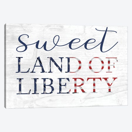 Sweet Land of Liberty II Canvas Print #LXM42} by Lux + Me Designs Canvas Art Print