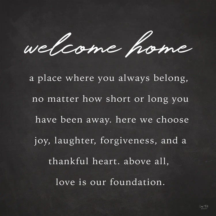 Welcome Home