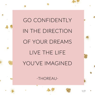 Live The Life You Ve Imagined Canvas Art By Lux Me Designs Icanvas