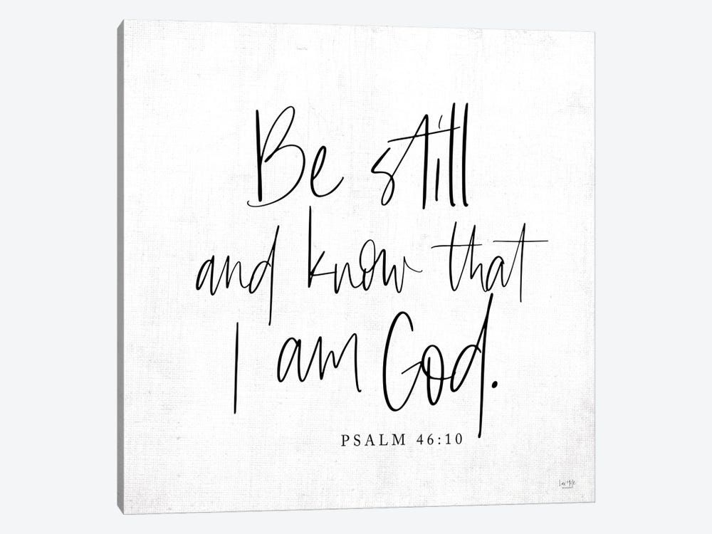 Be Still and Know by Lux + Me Designs 1-piece Canvas Art