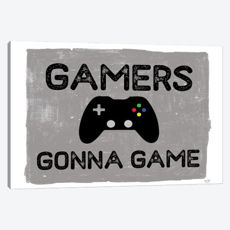 Gamers Gonne Game Canvas Print #LXM61} by Lux + Me Designs Canvas Print