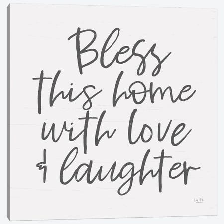 Bless This Home Canvas Print #LXM63} by Lux + Me Designs Canvas Print