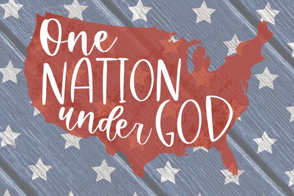 American Décor: One Nation Under God by Lux + Me Designs