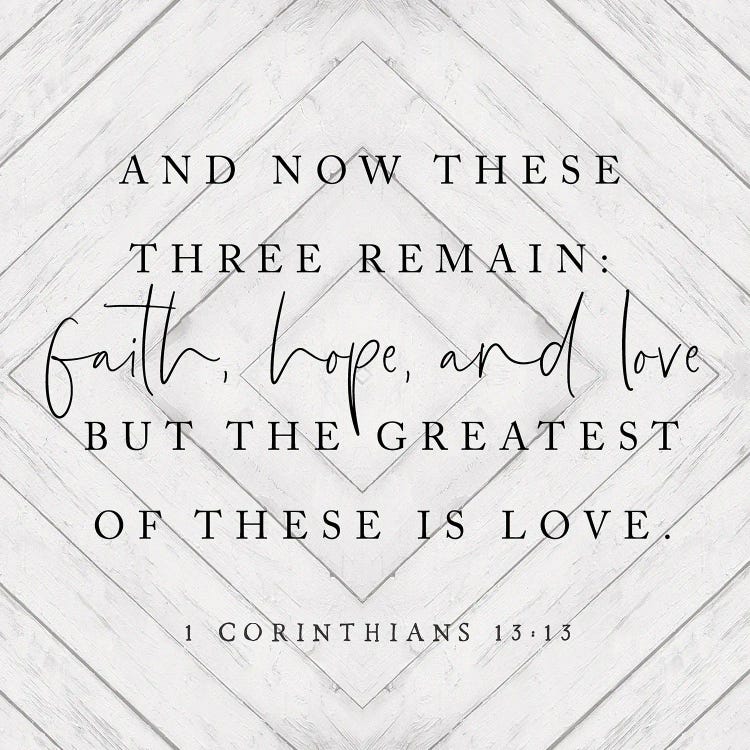 Faith, Hope And Love