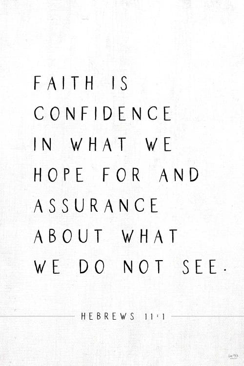 Faith is Confidence