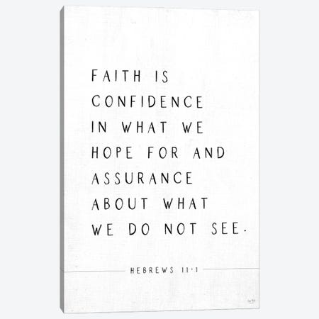 Faith is Confidence Canvas Print #LXM7} by Lux + Me Designs Canvas Print