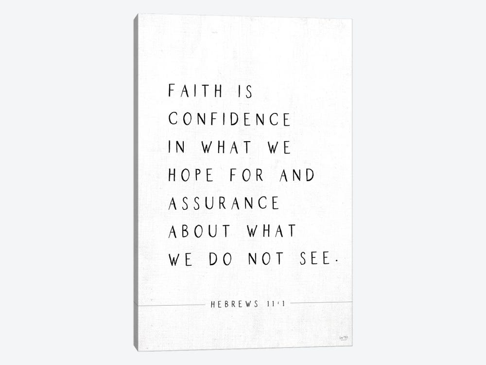 Faith is Confidence by Lux + Me Designs 1-piece Canvas Wall Art
