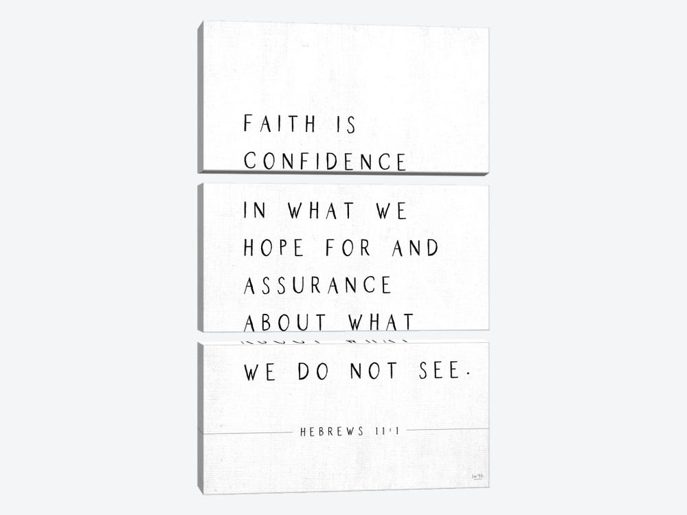Faith is Confidence by Lux + Me Designs 3-piece Canvas Artwork