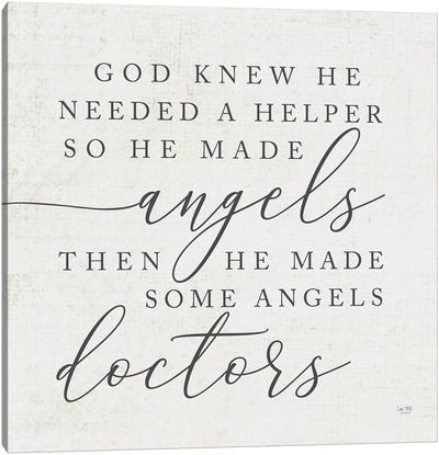 God Made Angel Doctors Canvas Art Print
