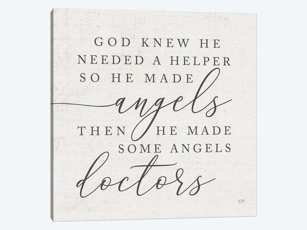 God Made Angel Doctors by Lux + Me Designs 1-piece Canvas Artwork
