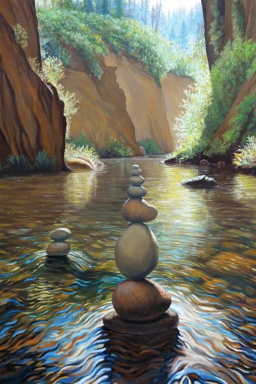 Eagle Creek by Charles Lynn Bragg wall art