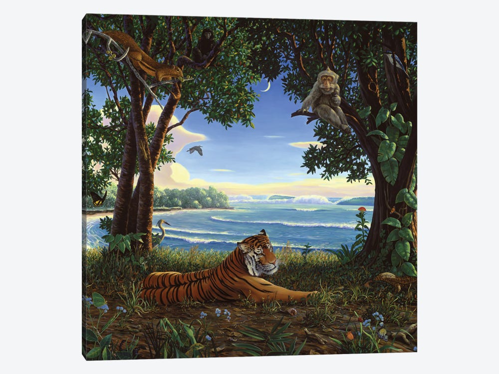 Java Jungle by Charles Lynn Bragg 1-piece Canvas Art Print